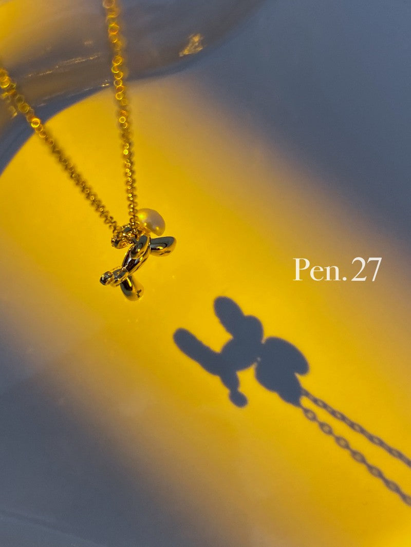 設計師品牌Pen.27飾品S925珍珠鑽吊墜項鏈22
